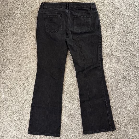 Simply Vera Vera Wang Jeans Size 14 Women's Bootcut Jeans Black - Picture 3 of 7